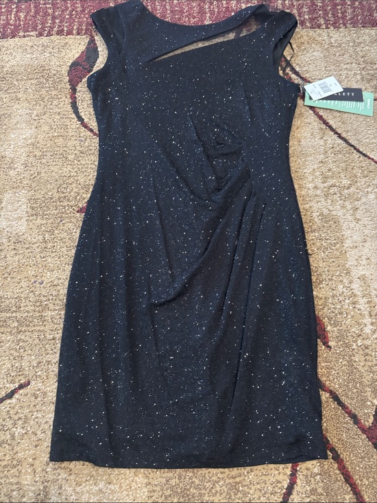 Scarlett Dresses & Skirts - Scarlett Black Sparkle Midi Sheath Dress